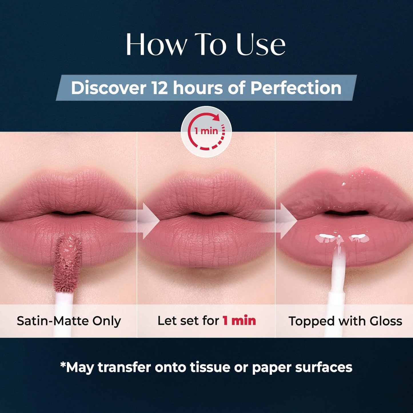 LAST DAY! 50% OFF Dual-Ended Velvet Matte & Gloss Liquid Lipstick
