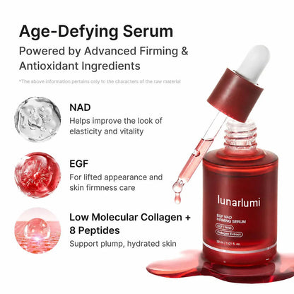 NAD EGF Firming Serum | Visibly Smooth Fine Lines & Bring Back a Plump, Radiant Glow