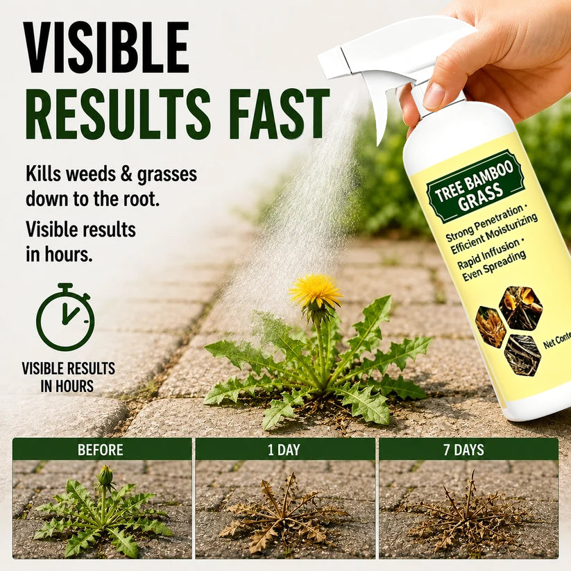 🔥Last Day Promotion 68% OFF2026 Fast-Acting NaturalWeed & Grass Killer Spray
