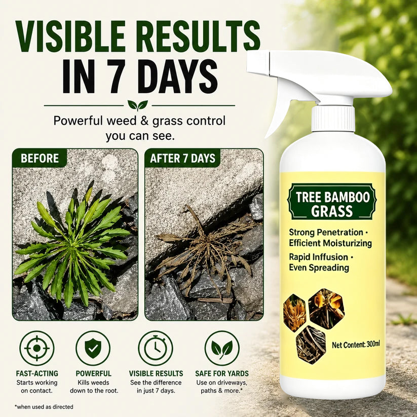 🔥Last Day Promotion 68% OFF2026 Fast-Acting NaturalWeed & Grass Killer Spray