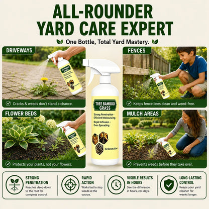 🔥Last Day Promotion 68% OFF2026 Fast-Acting NaturalWeed & Grass Killer Spray