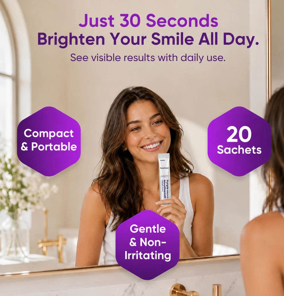 LAST DAY! 50% OFF Purple Whitening Mouthwash