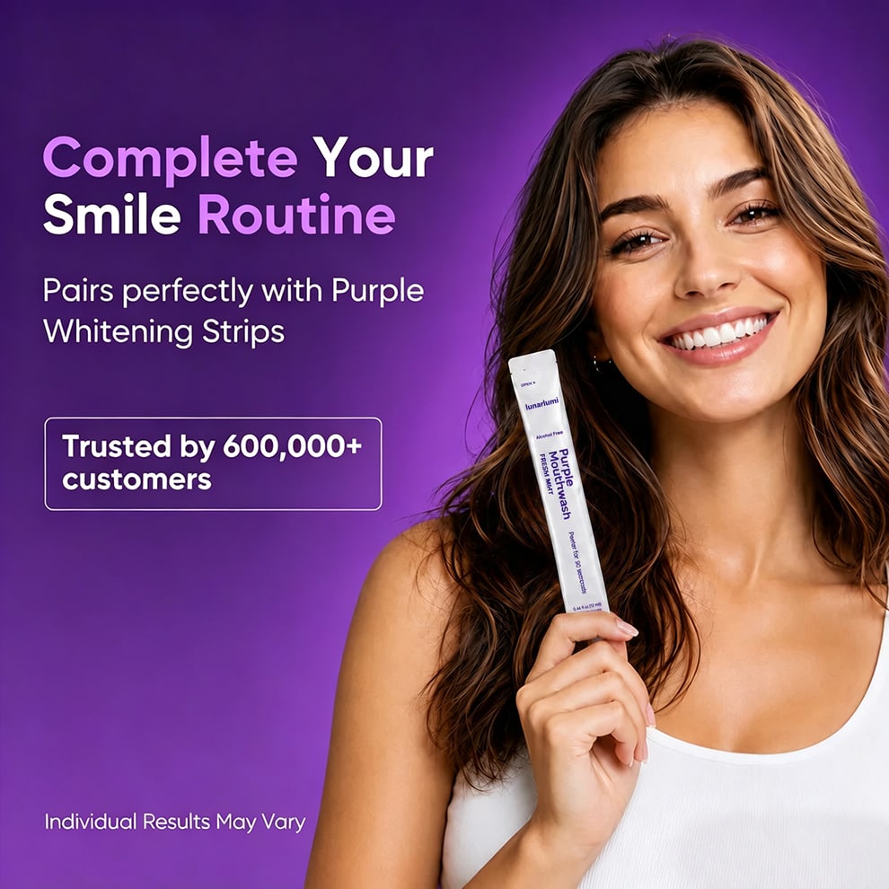 LAST DAY! 50% OFF Purple Whitening Mouthwash