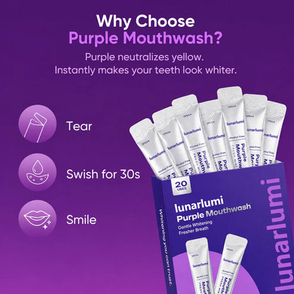 LAST DAY! 50% OFF Purple Whitening Mouthwash