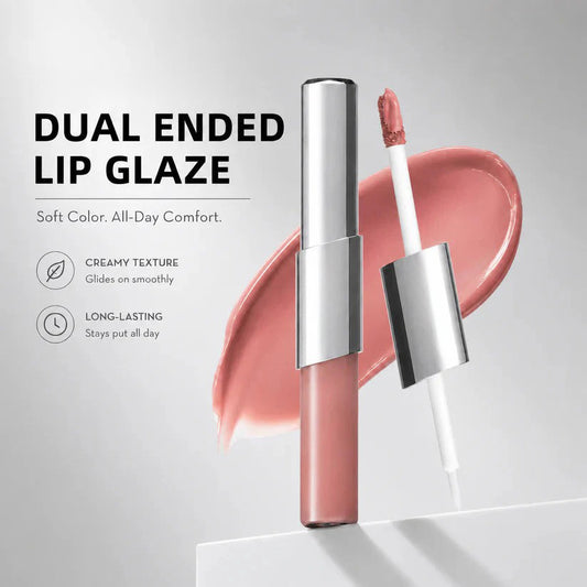 LAST DAY! 50% OFF Dual-Ended Velvet Matte & Gloss Liquid Lipstick
